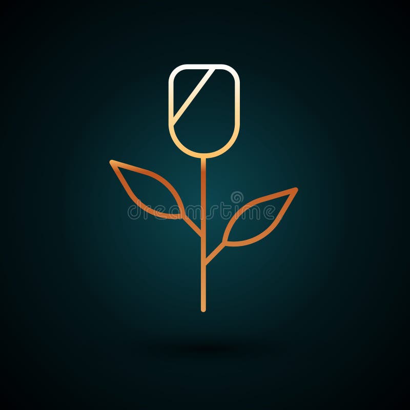 Rose Gold Lineart Stock Illustrations 218 Rose Gold Lineart Stock