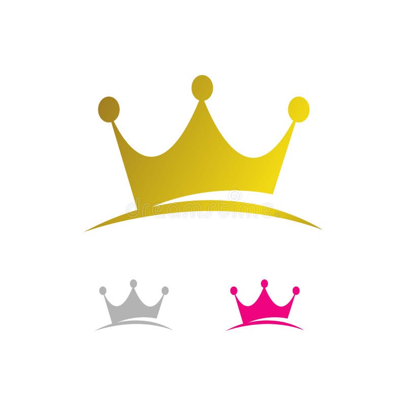 Download Gold Luxury Crown Logo Vector Royal King Queen Abstract ...