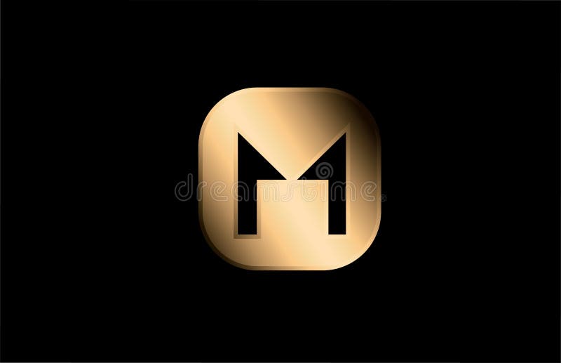 Gold M Letter Stock Illustrations – 2,047 Gold M Letter Stock ...