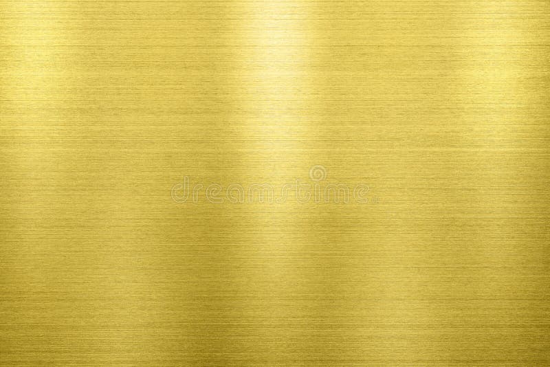 Gold Metal Texture of Brushed Stainless Steel Plate Stock Image Image