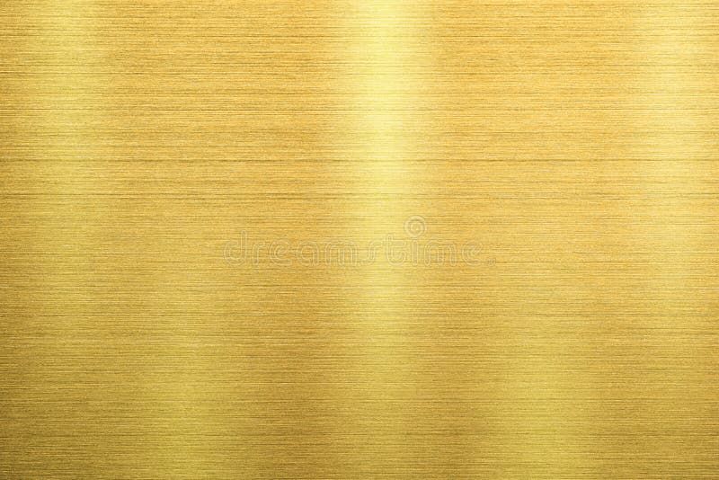 Gold Metal Texture of Brushed Stainless Steel Plate Stock Image Image