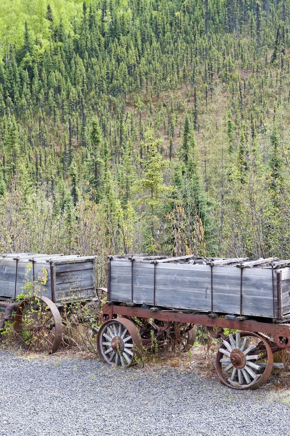 Gold mining wagons