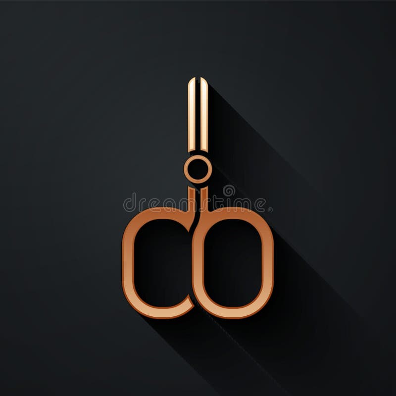 Beauty Golden Symbol Scissors Comb Hair Dryer Stock Illustration ...