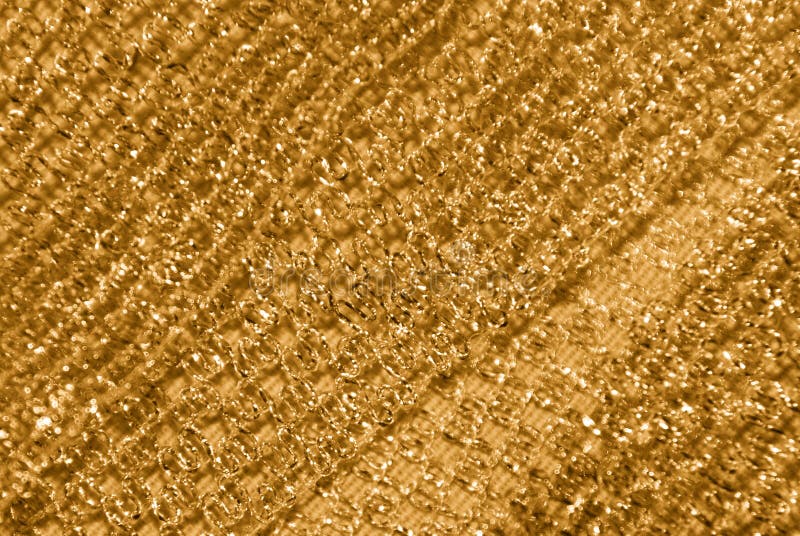 Gold netting fabric decor stock photo. Image of color - 6962204