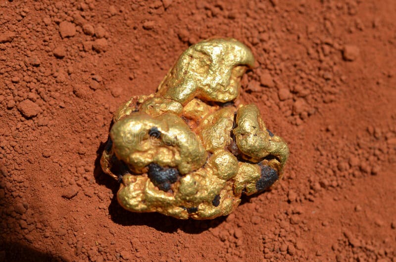 Gold nugget stock photos