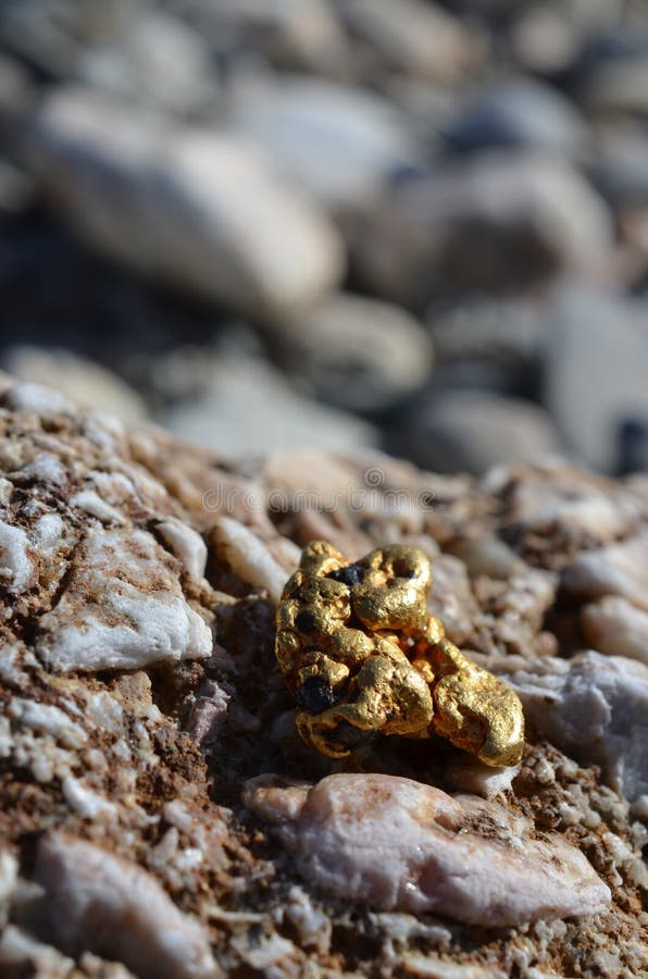 Gold nugget stock photos