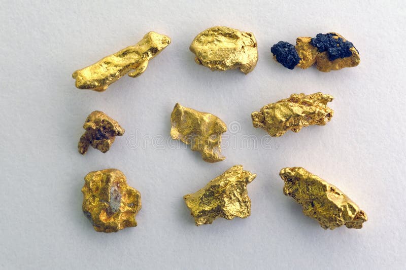 Gold nugget stock image. Image of large, isolated, precious 18749989