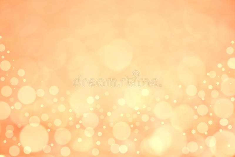 Gold and orange gradient bokeh background. royalty free stock image