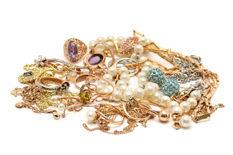 Gold ornaments stock image. Image of collar, bracelet 34527409