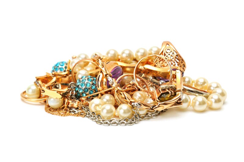 Gold ornaments stock image. Image of collar, bracelet 34527409