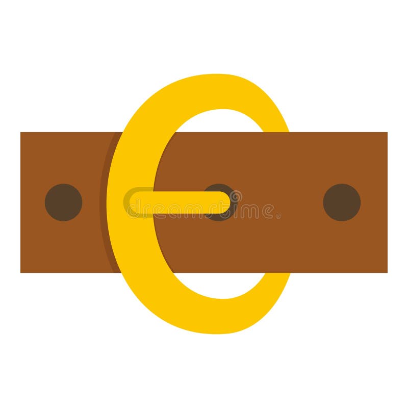 Gold Oval Buckle Icon Isolated Stock Vector - Illustration of jeans ...