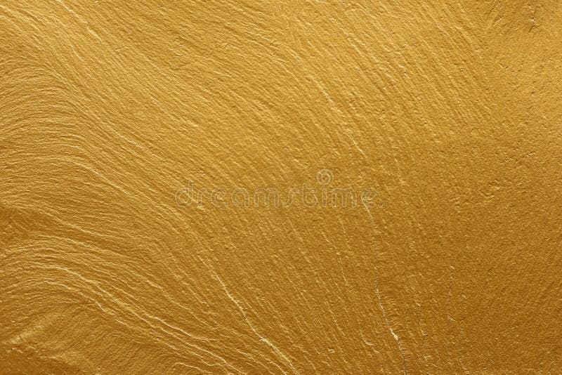 Free Stock Photo of Abstract golden paint texture