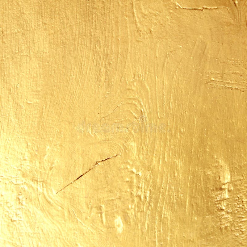 Gold Paint on Wooden for Texture Background Stock Photo Image of