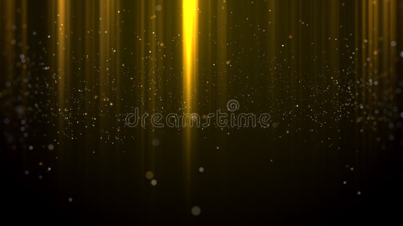 Gold Particles light awards background