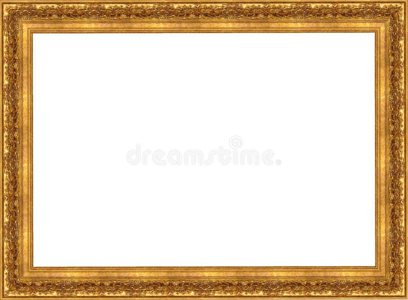 Gold picture frame