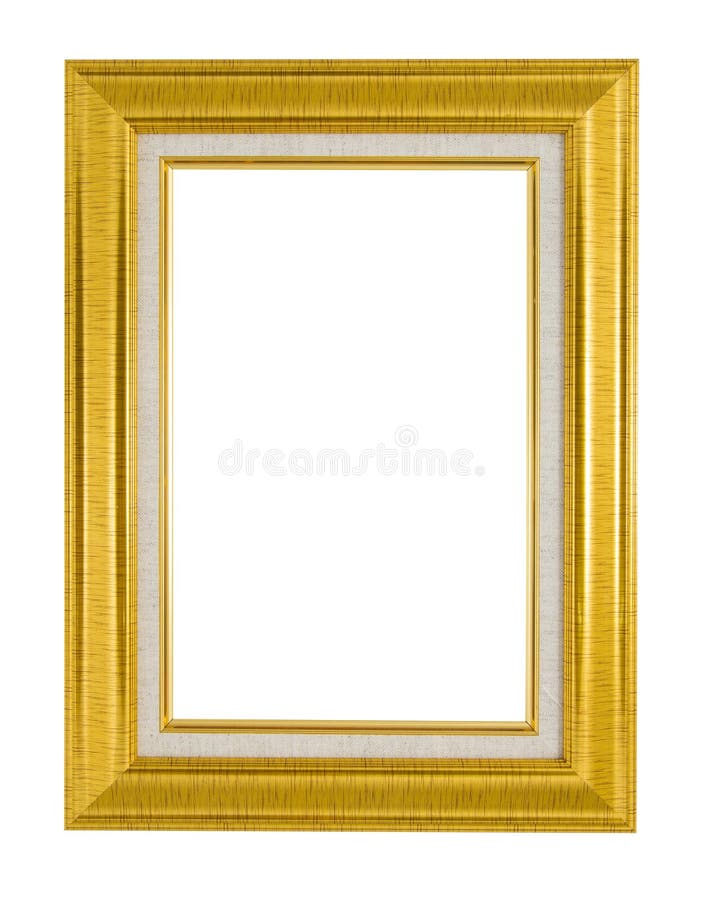 Gold picture frame