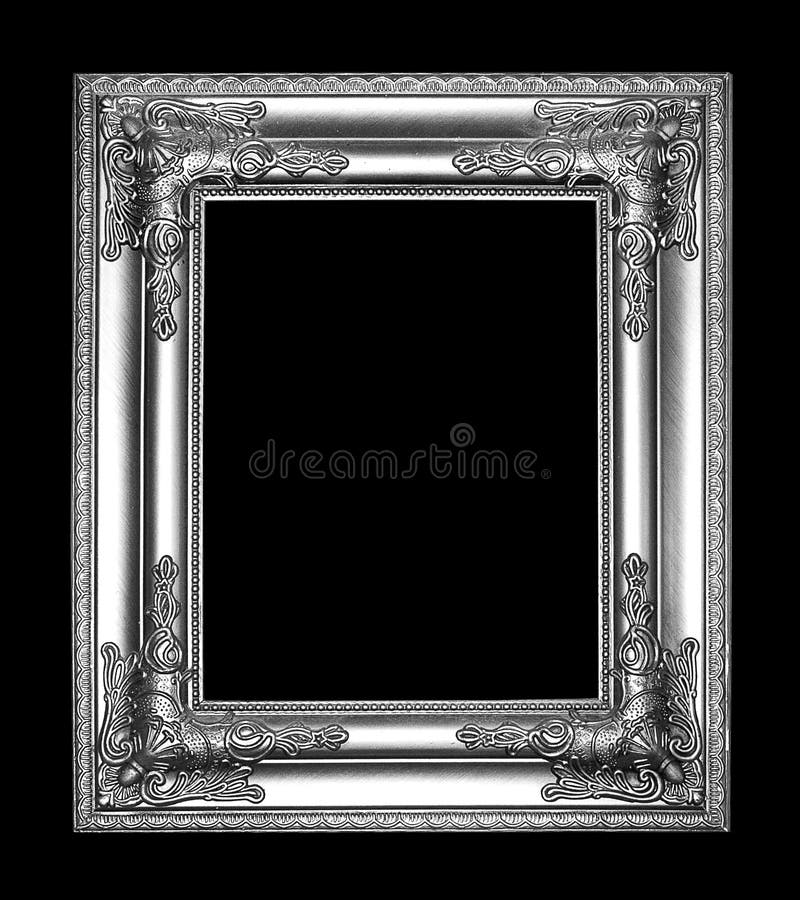 Gold Picture Frame. Isolated on White Background Stock Photo Image of