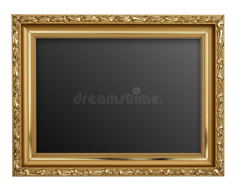 Gold picture frame