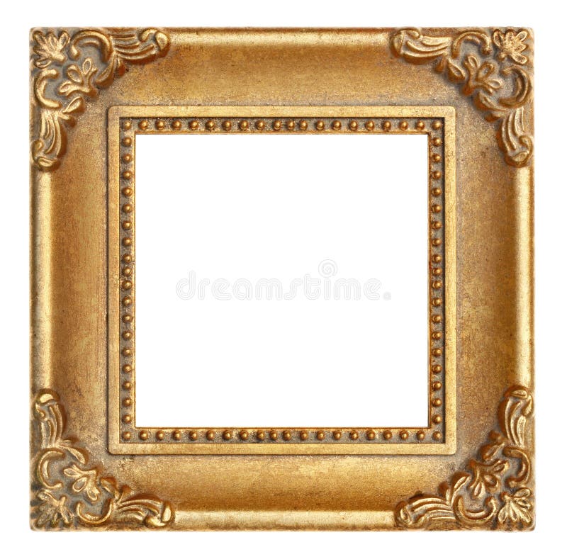 Gold Picture Frame stock photo. Image of beautiful, golden 51953170