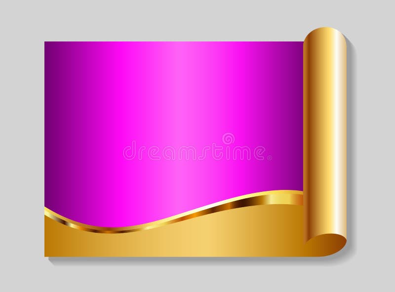 Gold and Pink Abstract Background Stock Vector - Illustration of  creativity, background: 13876822