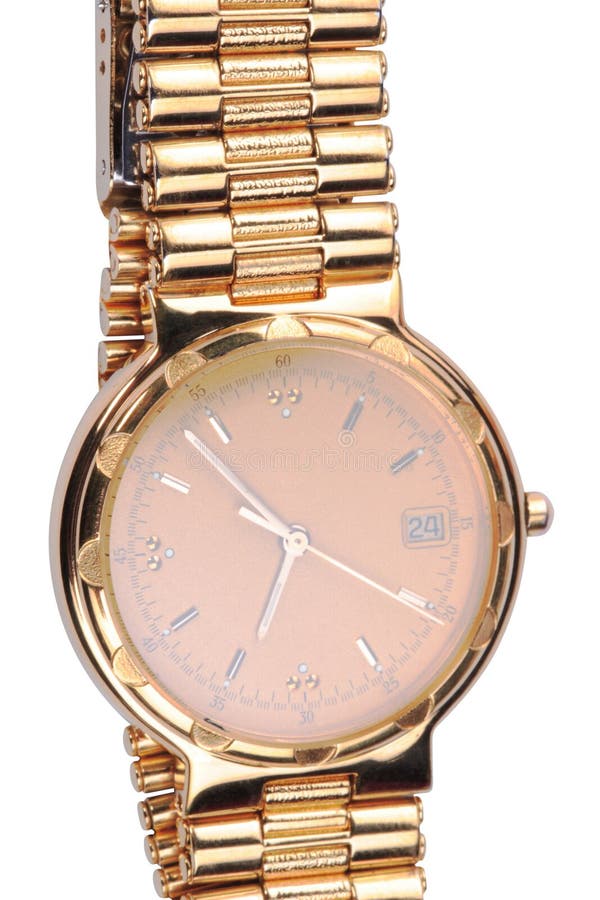 Gold plated watches stock photo. Image of metal, watch 72427018