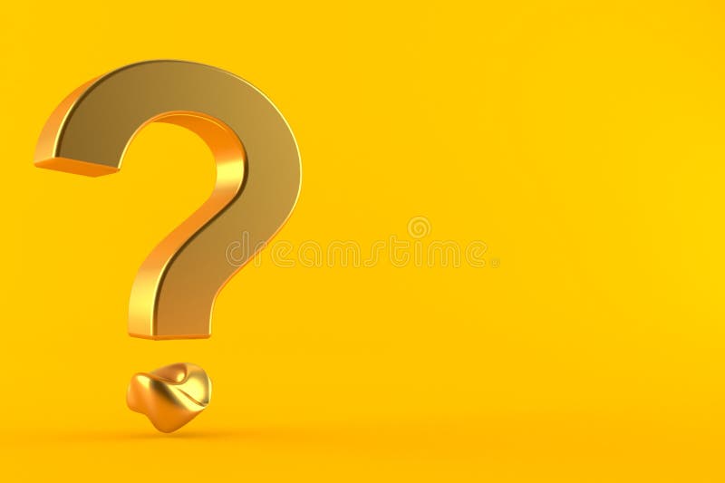 Gold problem concept vector illustration