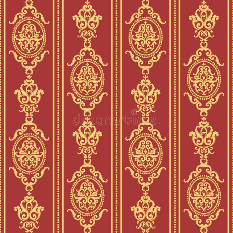 Gold and Red Texture in Vintage Rich Royal Style. Stock Vector -  Illustration of flourish, pattern: 68196289
