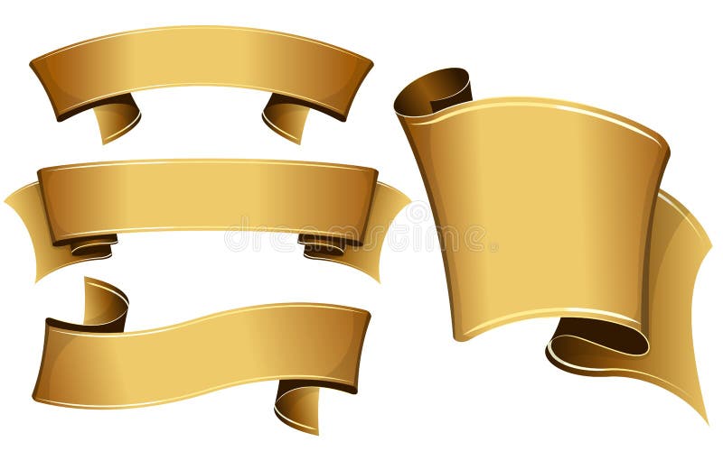 Gold Ribbon Stock Illustrations – 260,301 Gold Ribbon Stock Illustrations,  Vectors & Clipart - Dreamstime