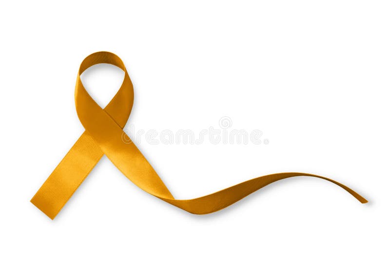 437 Childhood Cancer Awareness Gold Ribbon Stock Photos - Free ...