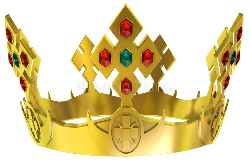 Gold royal crown