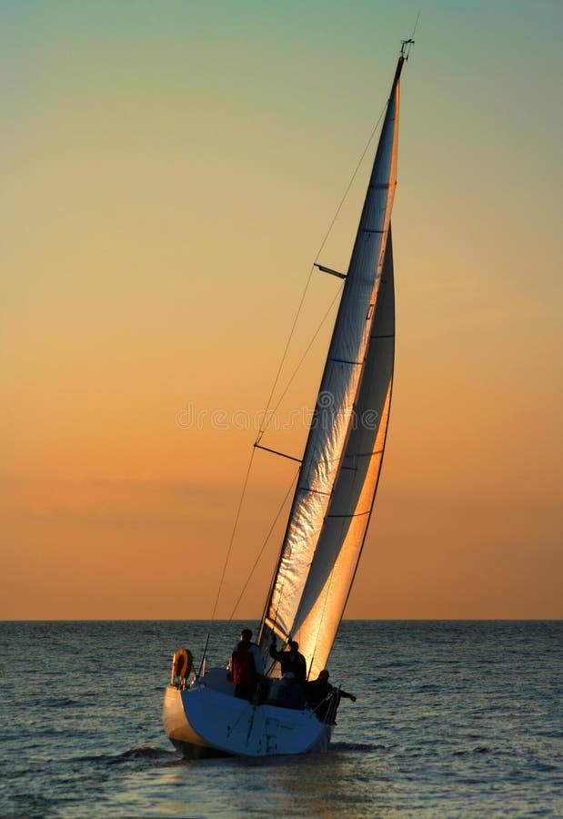 The Gold sails 2 royalty free stock photography The Gold sails 2 royalty free stock photography