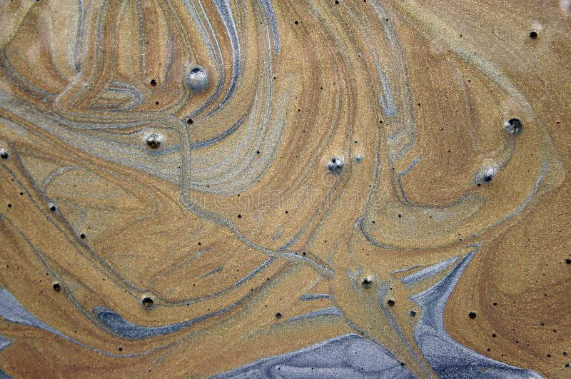 Gold and Silver Paint stock photo. Image of bristle, artist 2447026