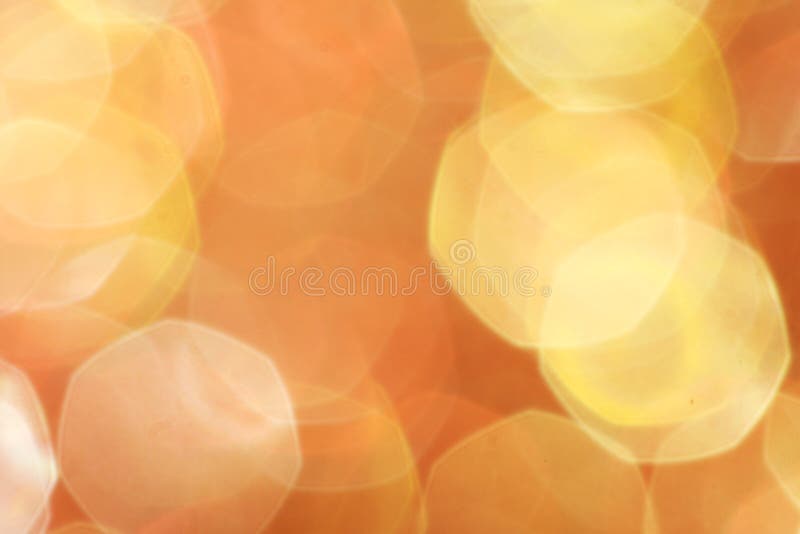 Gold, silver, red, white, orange abstract bokeh lights, defocused background
