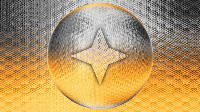 Gold Silver Shapes Abstract Backgrounds Stock Illustration