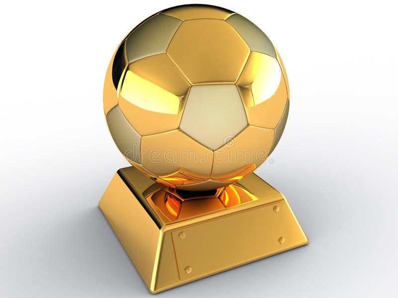 Gold soccer ball 1