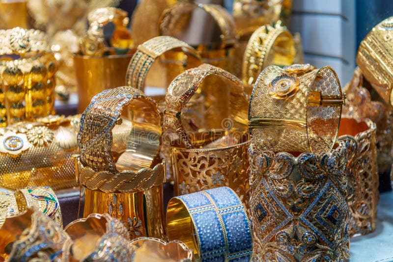 Gold Souk in Dubai, United Arab Emirates Stockbild Bild von speicher