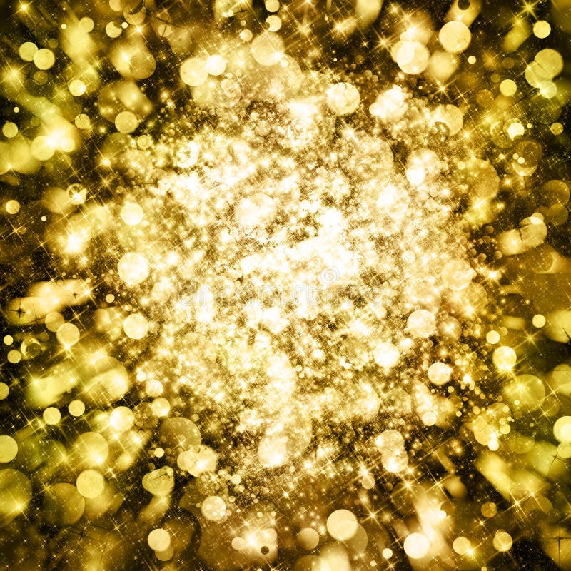 Luxury background of gold glitters. Gold dust sparkle. Gold