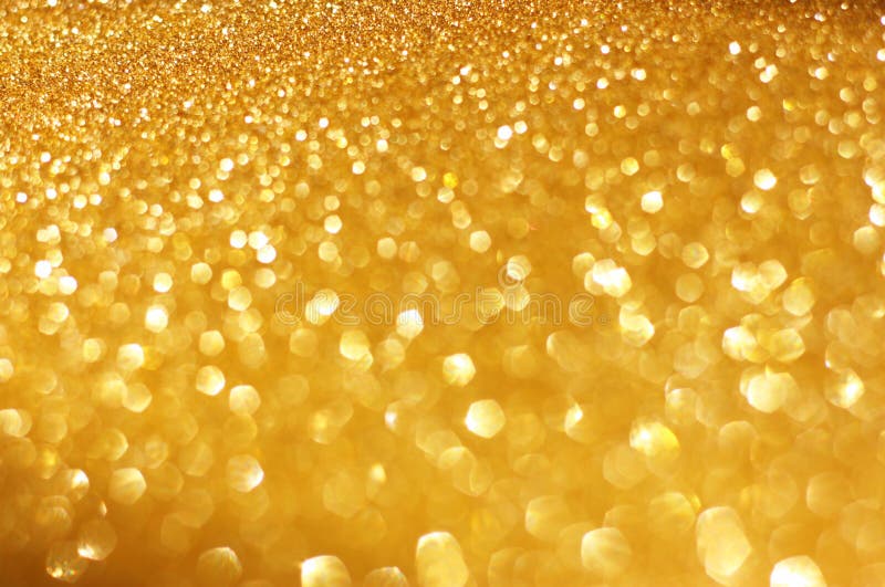 Gold spring or summer background. Elegant abstract background with bokeh defocused lights stock photos