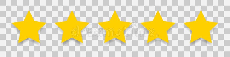 Different Types 5 Stars Rating Rating Stock Vector (Royalty Free