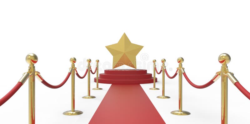 Stage Podium Show Red Carpet Fashion Runway Vector Illustration Stock  Vector by ©silvae 245965568