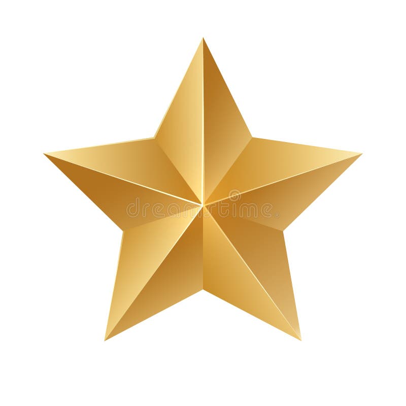 Gold Star stock illustration. Illustration of textured - 16788147