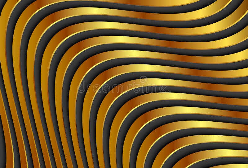 Gold striped background stock illustration. Illustration of abstract