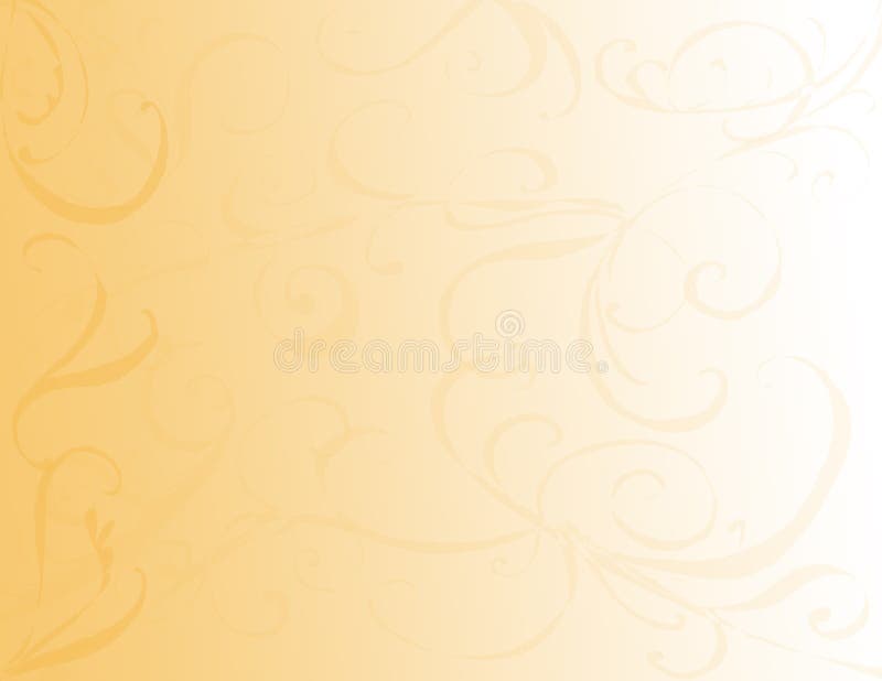Gold Swirl Background stock illustration. Illustration of drawn 7047967