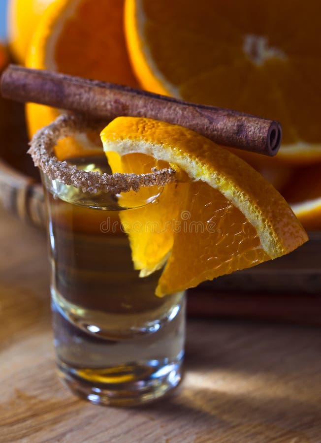Gold tequila stock photo. Image of full, glass, ingredient 54112380