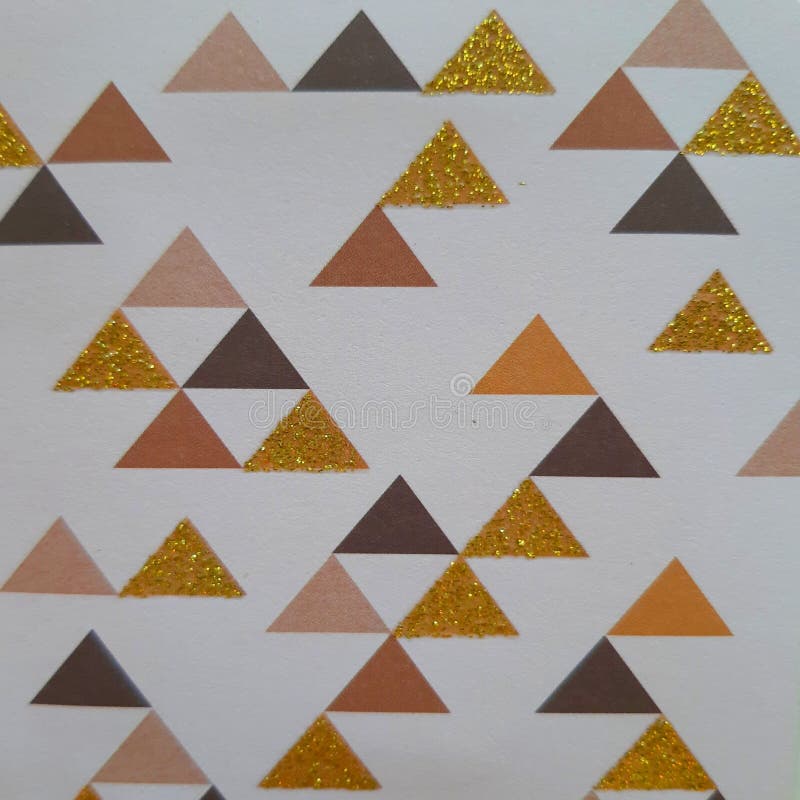 Gold Triangle Glitter Background Stock Photo Image of orange, background 180881188