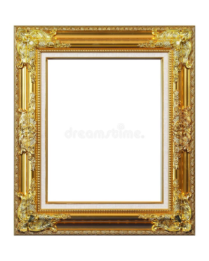 Gold vintage frame stock photo. Image of painting, retro 126276902