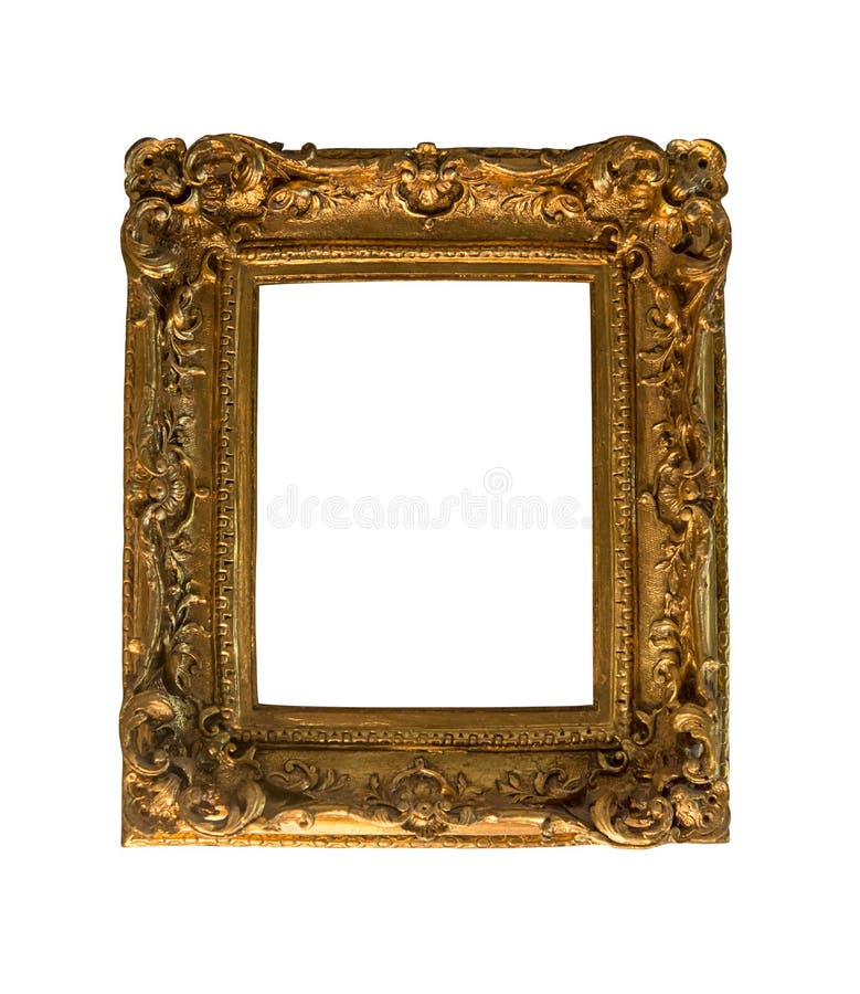 Gold vintage frame stock image. Image of painting, wood 83968809