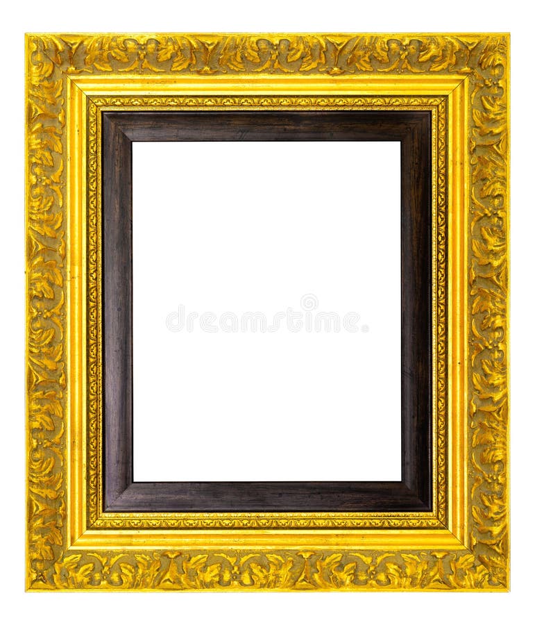 Gold vintage frame. stock image. Image of golden, ornate 73131095