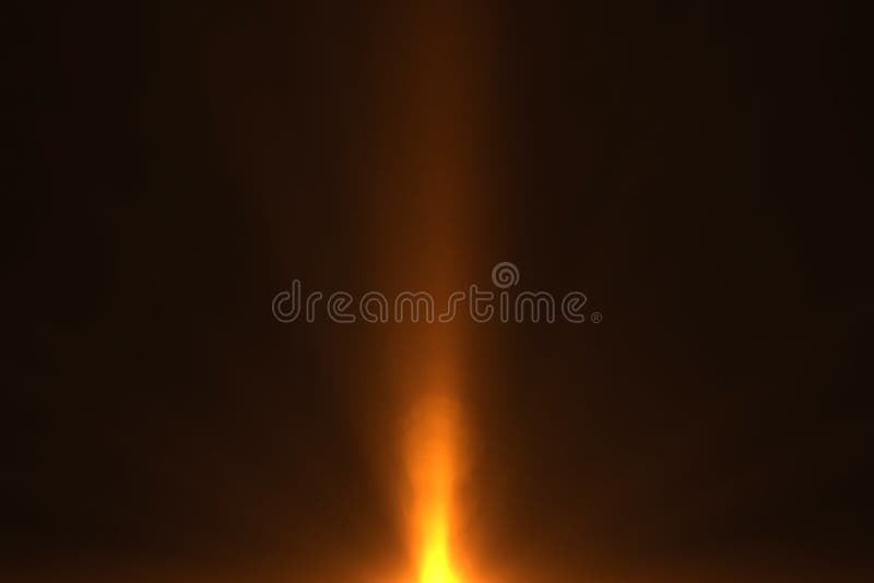 Gold warm color bright lens flare rays flashes leak for transitions on black background, for movie