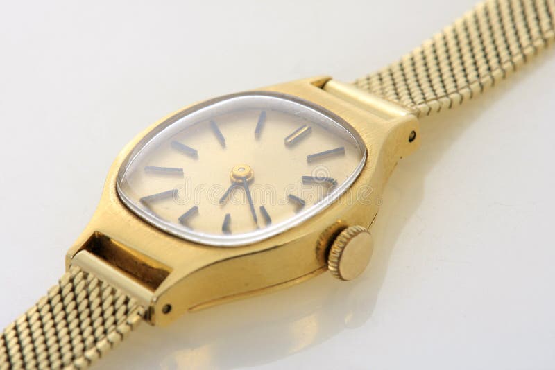 Gold watch stock image. Image of classic, luxury, mans - 13362757